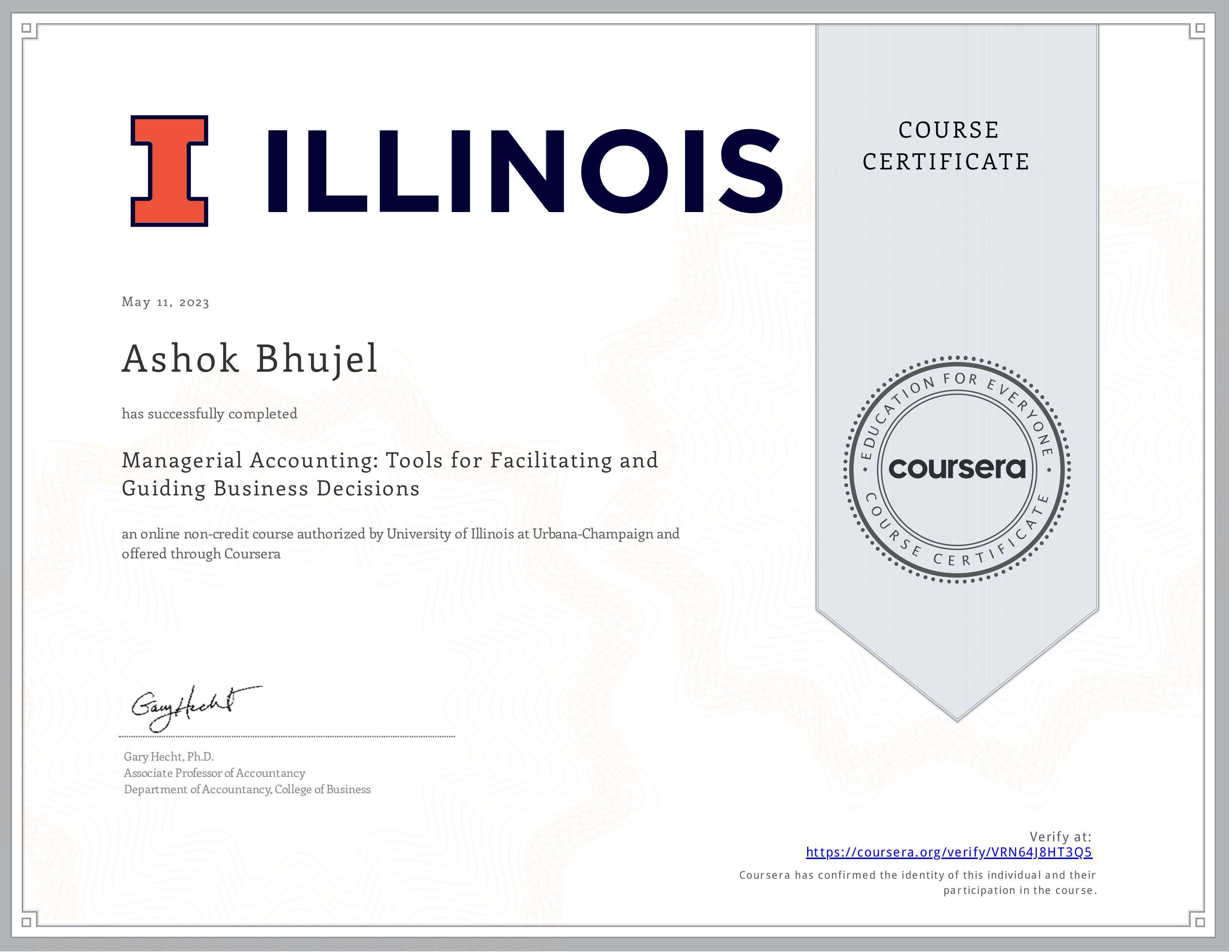 Manageria Accounting for Decision Making